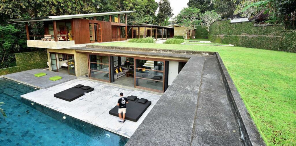 desain villa kecil minimalis