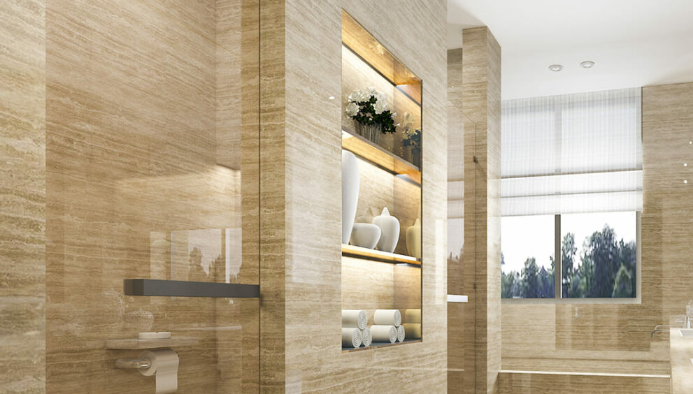 Marmer Travertine: Keunggulan, Karakteristik, dan Jenis-Jenisnya