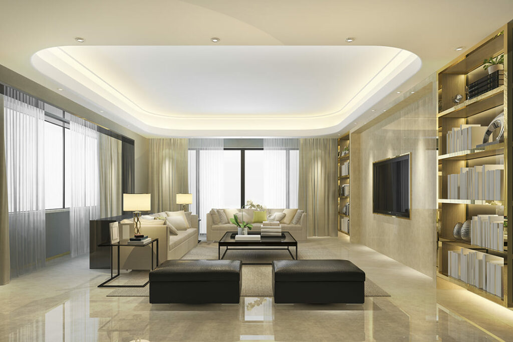 tinggi ideal plafon rumah